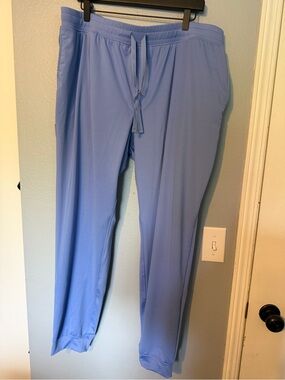 FIT Scrubs Evrpur Jogger Scrub Pants XL Light Blue Stretch Healthcare